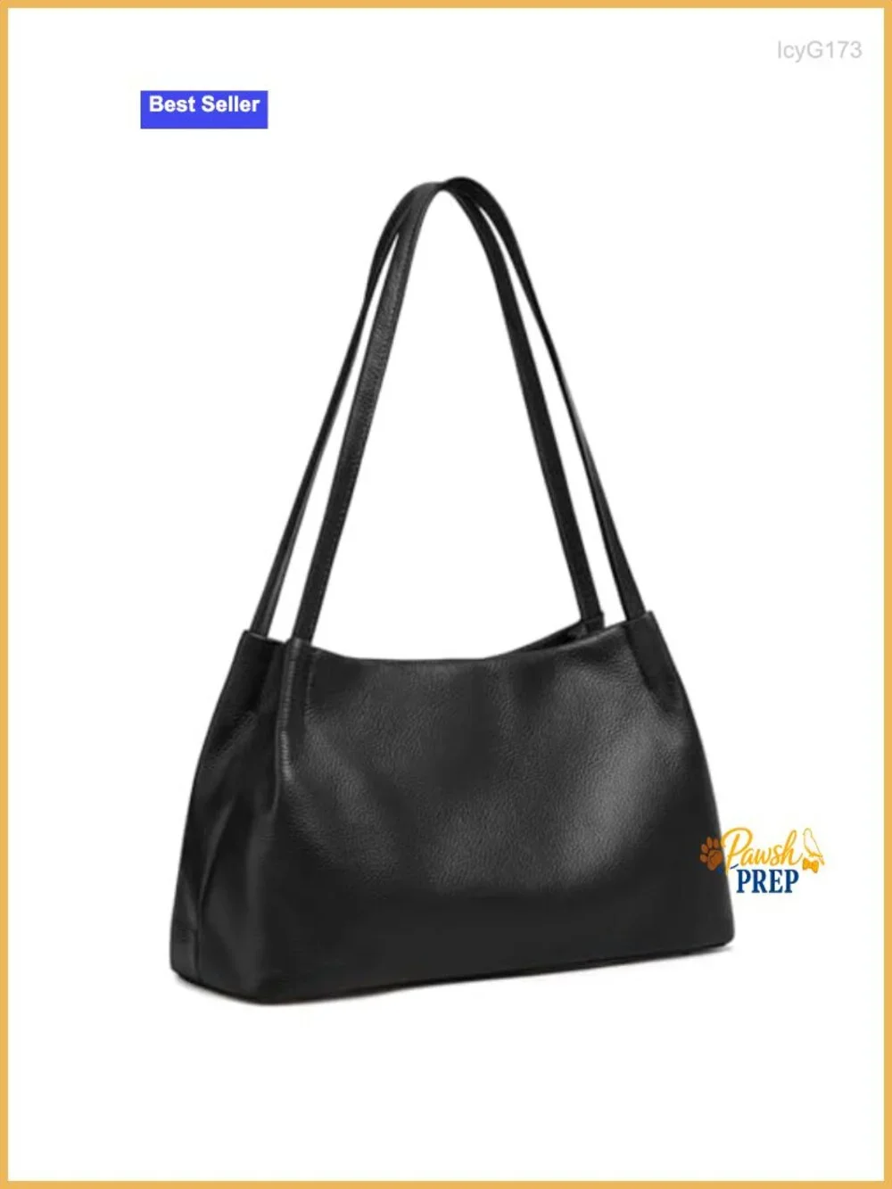 Genuine Leather Hobo Bag Soft Shoulder Purse with Magnetic Snap